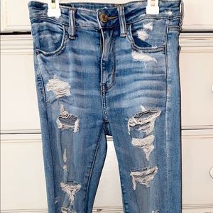 American Eagle regular ripped jeans